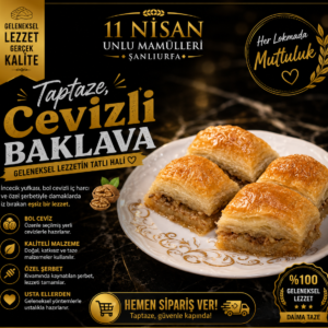 Cevizli Baklava (1 Tepsi)