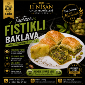Fıstıklı Baklava (1 Tepsi)