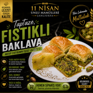 Fıstıklı Baklava (1 Tepsi)