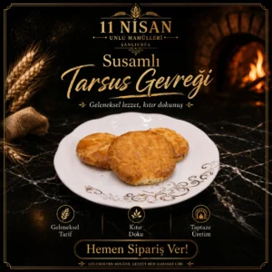 Susamlı Tarsus Gevreği (3Kg)