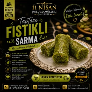 Fıstıklı sarma