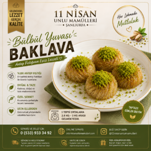 Bülbül Yuvası Baklava (1 Tepsi)