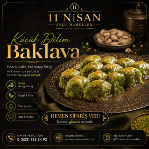 Küçük Dilim Baklava (1 Tepsi)